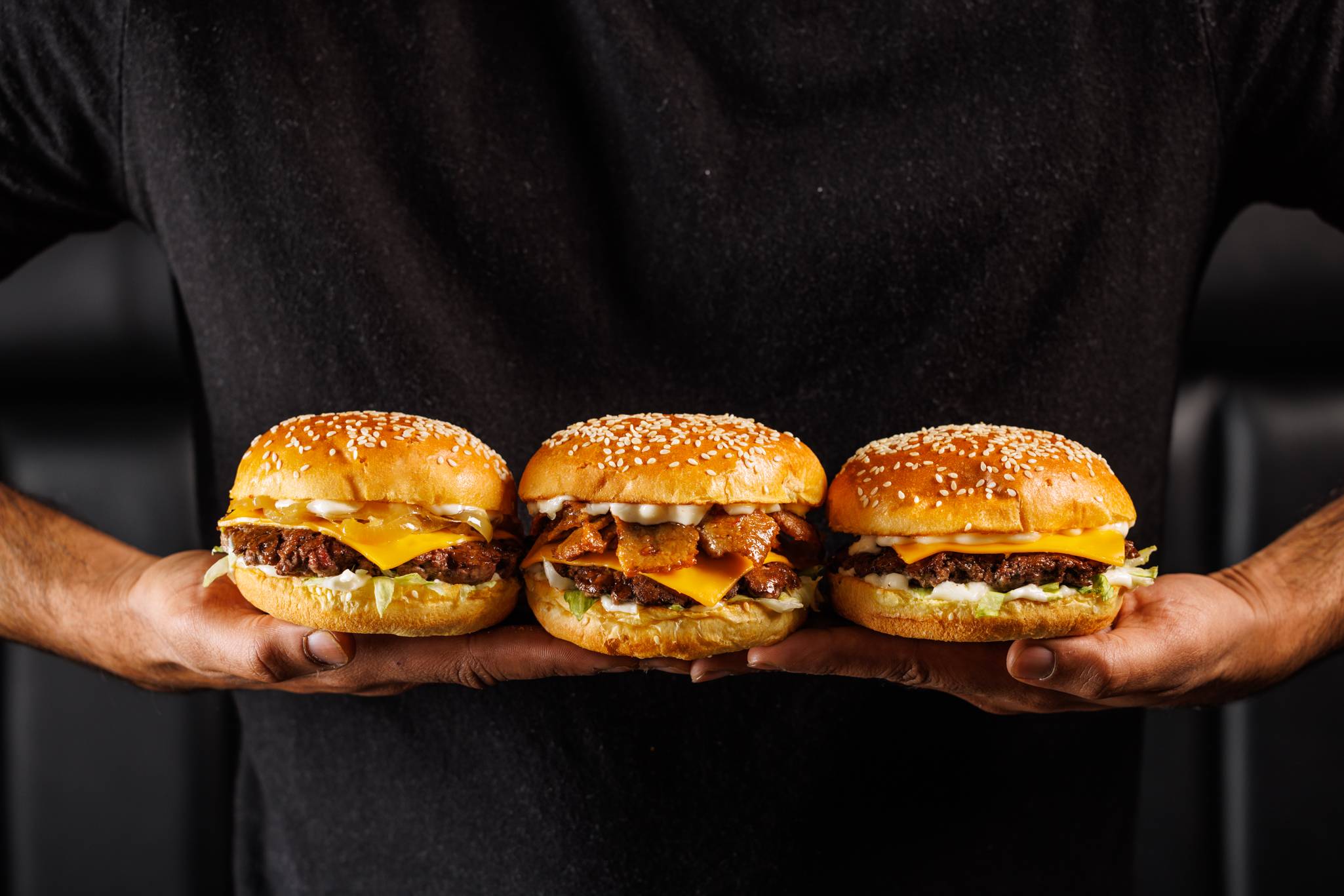 A Legends smash burger